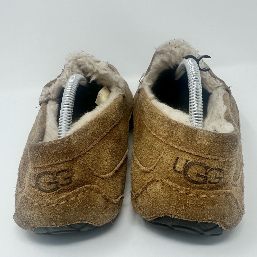 Men's UGG Brown Suede Loafers size 12 - Picture 3 of 9